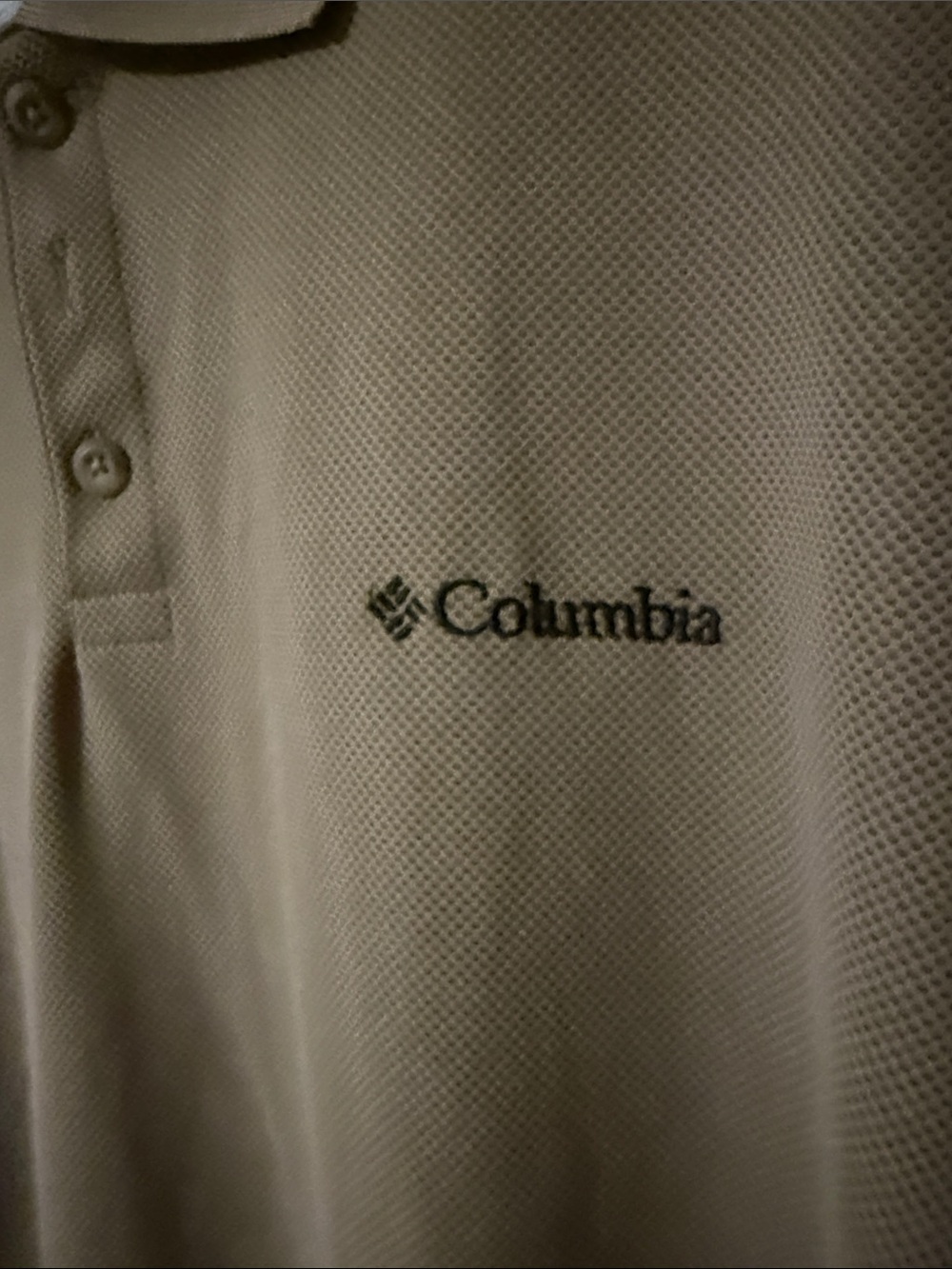 Columbia Men's Polo Shirt - Taupe Brown - Picture 2 of 4